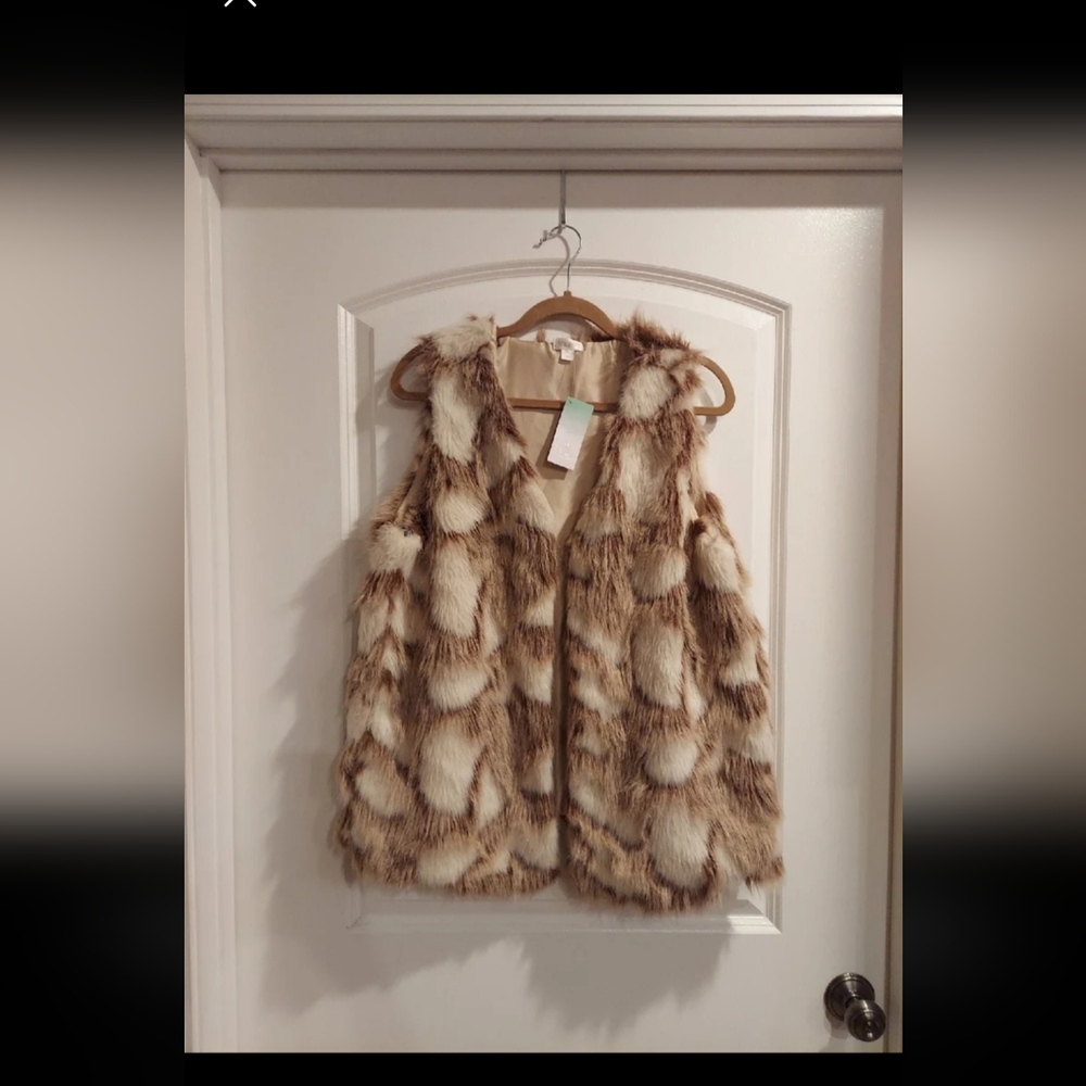 Decree Womens Faux Fur Winter Vest